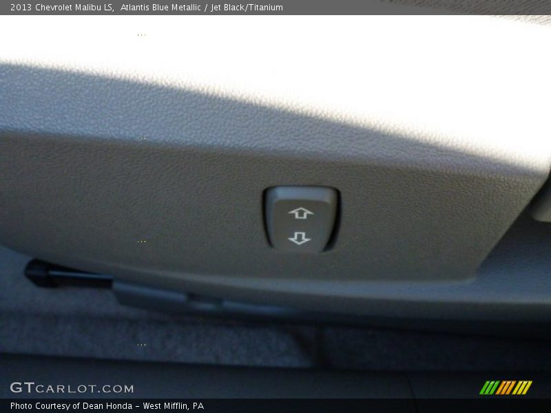 Atlantis Blue Metallic / Jet Black/Titanium 2013 Chevrolet Malibu LS