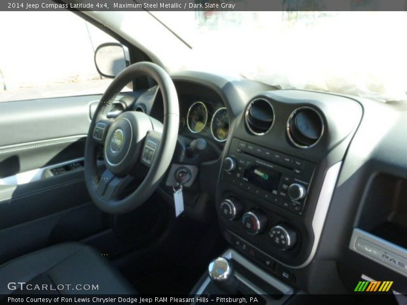 Maximum Steel Metallic / Dark Slate Gray 2014 Jeep Compass Latitude 4x4