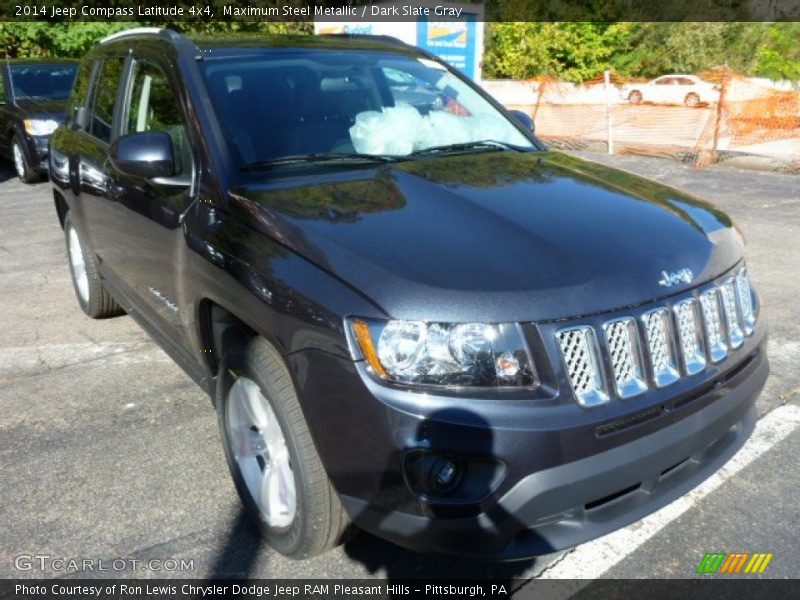 Maximum Steel Metallic / Dark Slate Gray 2014 Jeep Compass Latitude 4x4