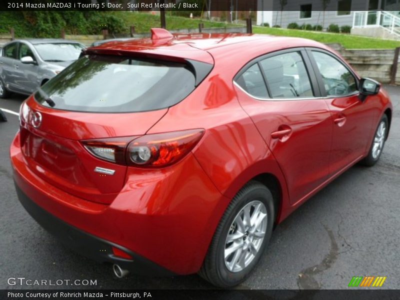 Soul Red Metallic / Black 2014 Mazda MAZDA3 i Touring 5 Door