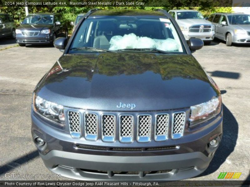 Maximum Steel Metallic / Dark Slate Gray 2014 Jeep Compass Latitude 4x4