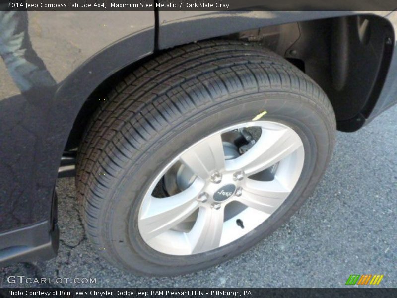 Maximum Steel Metallic / Dark Slate Gray 2014 Jeep Compass Latitude 4x4