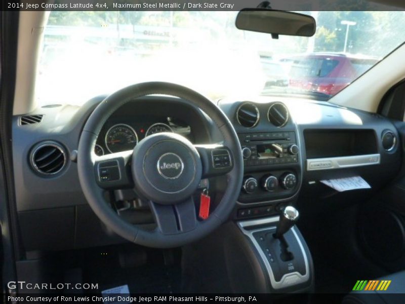 Maximum Steel Metallic / Dark Slate Gray 2014 Jeep Compass Latitude 4x4
