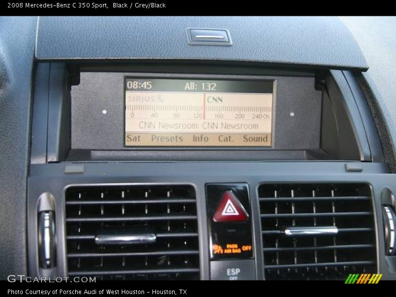 Black / Grey/Black 2008 Mercedes-Benz C 350 Sport
