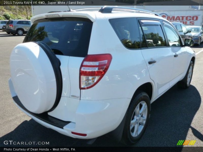 Super White / Sand Beige 2011 Toyota RAV4 V6 4WD