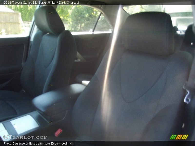 Super White / Dark Charcoal 2011 Toyota Camry SE