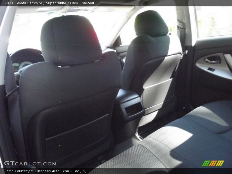 Super White / Dark Charcoal 2011 Toyota Camry SE