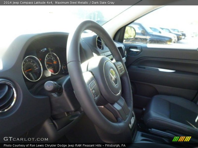 Maximum Steel Metallic / Dark Slate Gray 2014 Jeep Compass Latitude 4x4