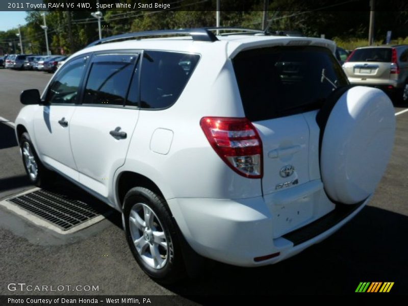Super White / Sand Beige 2011 Toyota RAV4 V6 4WD