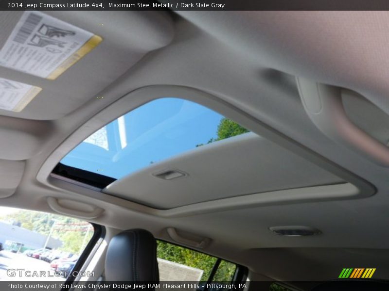 Maximum Steel Metallic / Dark Slate Gray 2014 Jeep Compass Latitude 4x4