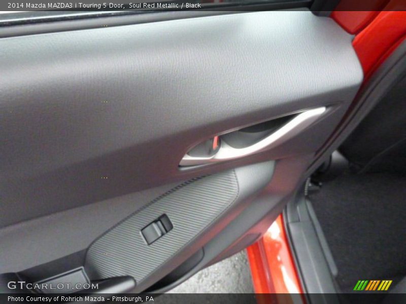 Soul Red Metallic / Black 2014 Mazda MAZDA3 i Touring 5 Door