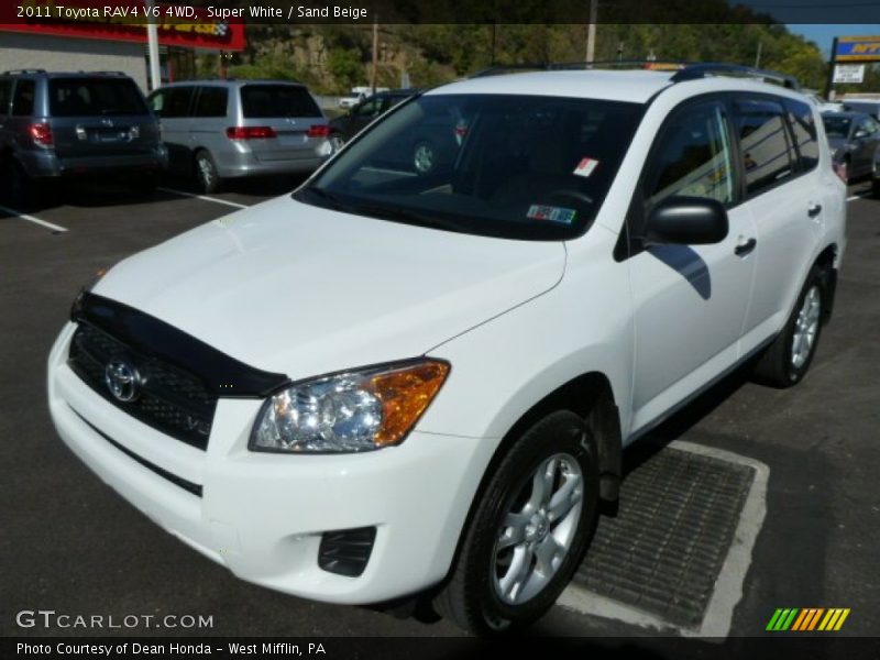 Super White / Sand Beige 2011 Toyota RAV4 V6 4WD