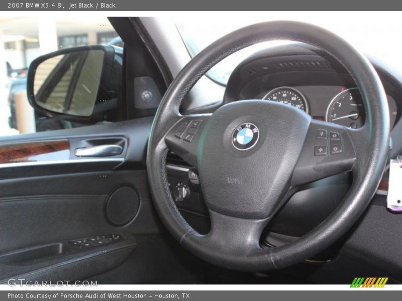 Jet Black / Black 2007 BMW X5 4.8i