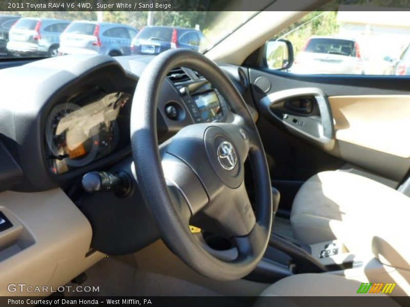 Super White / Sand Beige 2011 Toyota RAV4 V6 4WD
