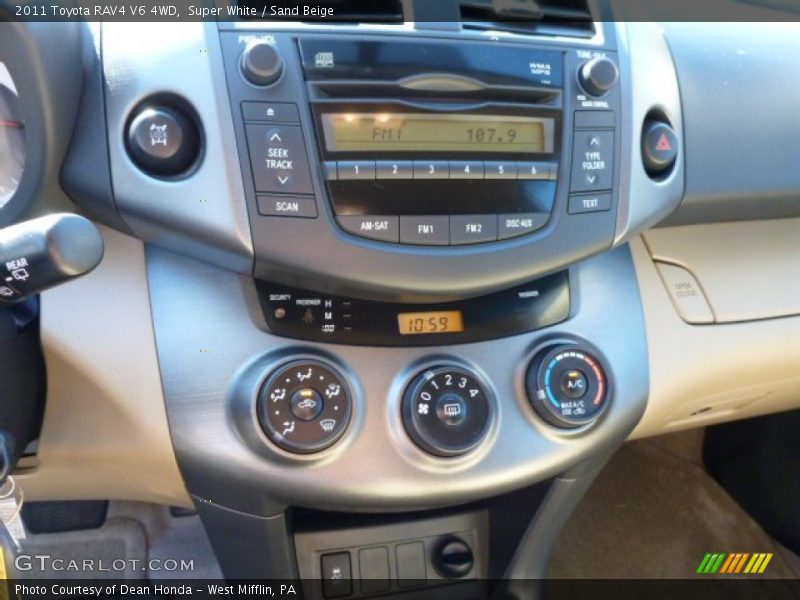 Super White / Sand Beige 2011 Toyota RAV4 V6 4WD