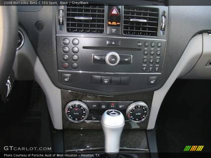 Black / Grey/Black 2008 Mercedes-Benz C 350 Sport
