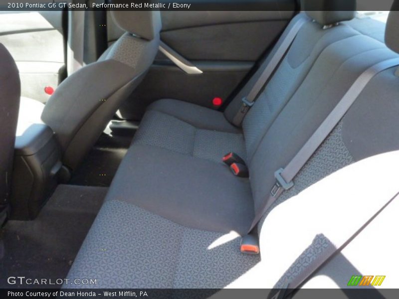 Performance Red Metallic / Ebony 2010 Pontiac G6 GT Sedan