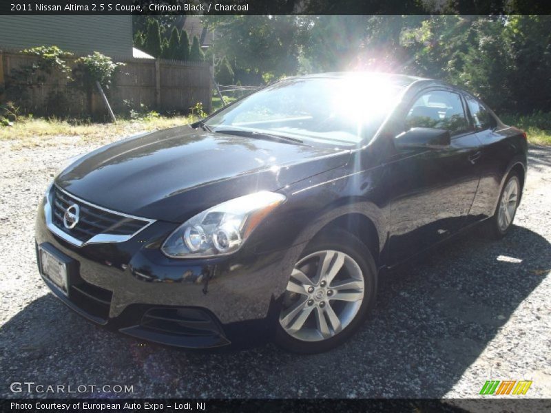 Crimson Black / Charcoal 2011 Nissan Altima 2.5 S Coupe