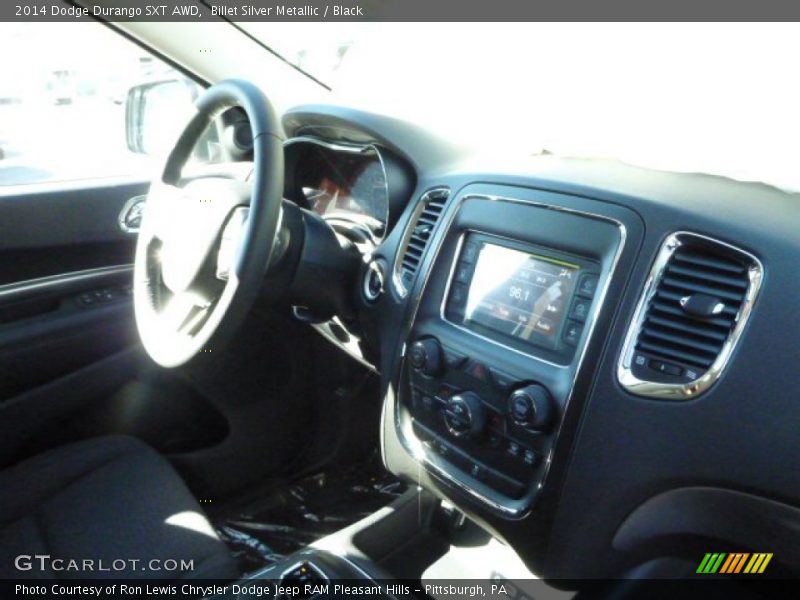 Billet Silver Metallic / Black 2014 Dodge Durango SXT AWD
