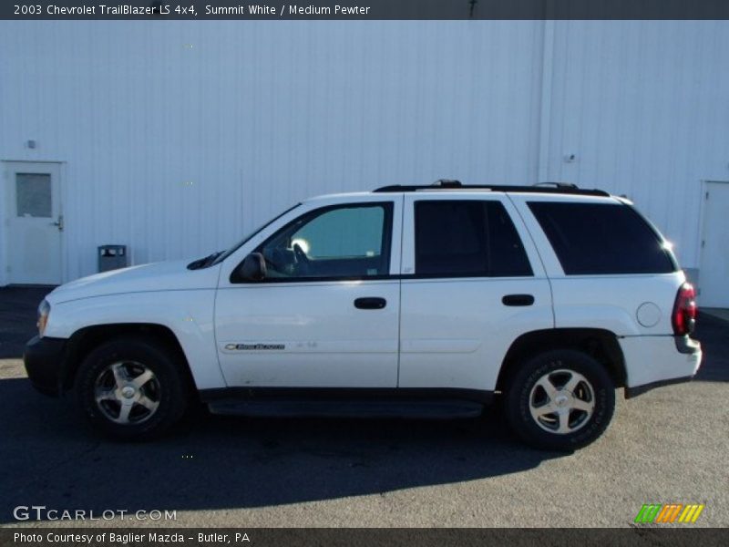 Summit White / Medium Pewter 2003 Chevrolet TrailBlazer LS 4x4