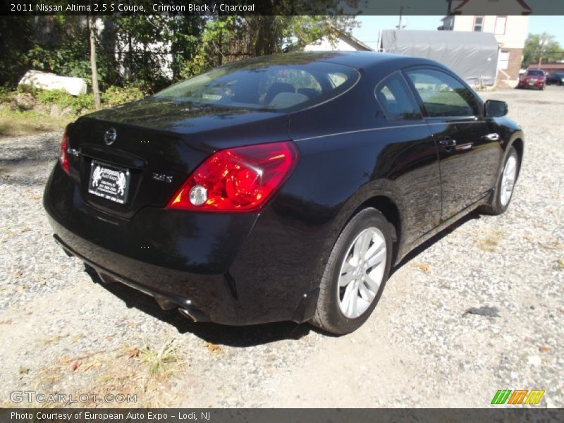 Crimson Black / Charcoal 2011 Nissan Altima 2.5 S Coupe
