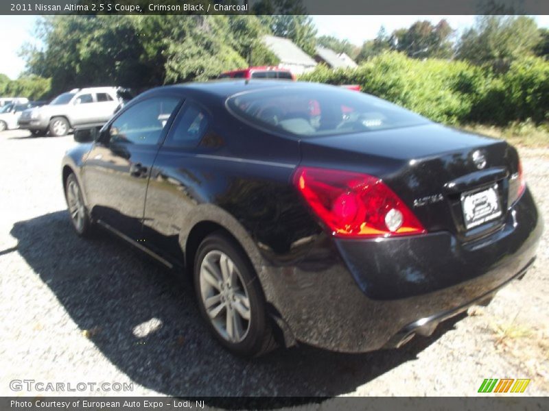 Crimson Black / Charcoal 2011 Nissan Altima 2.5 S Coupe