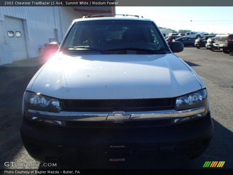 Summit White / Medium Pewter 2003 Chevrolet TrailBlazer LS 4x4