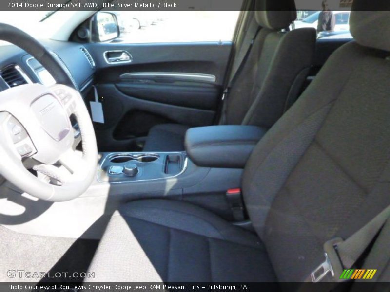 Billet Silver Metallic / Black 2014 Dodge Durango SXT AWD
