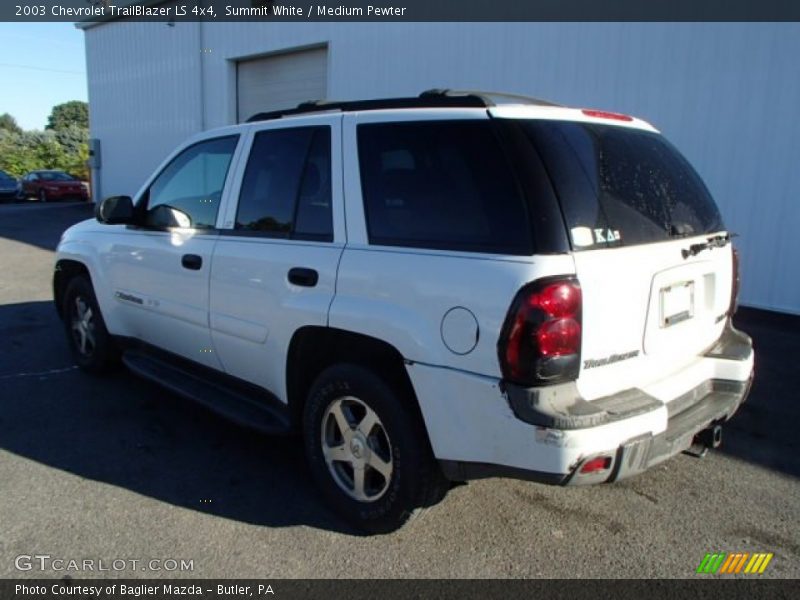 Summit White / Medium Pewter 2003 Chevrolet TrailBlazer LS 4x4