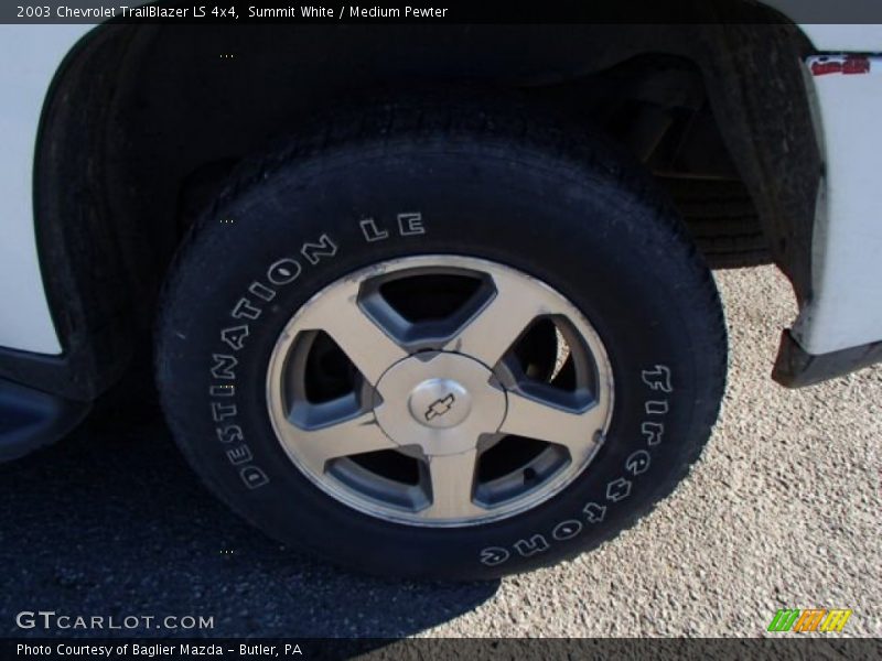 Summit White / Medium Pewter 2003 Chevrolet TrailBlazer LS 4x4