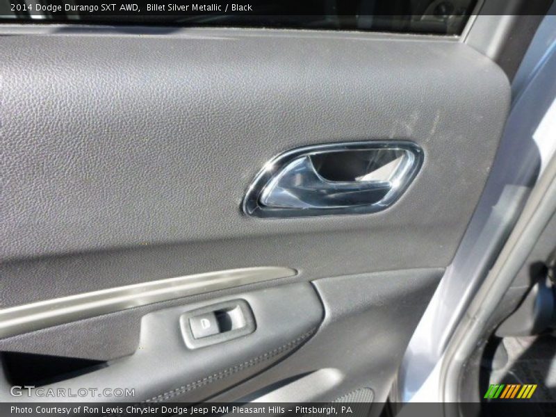 Billet Silver Metallic / Black 2014 Dodge Durango SXT AWD