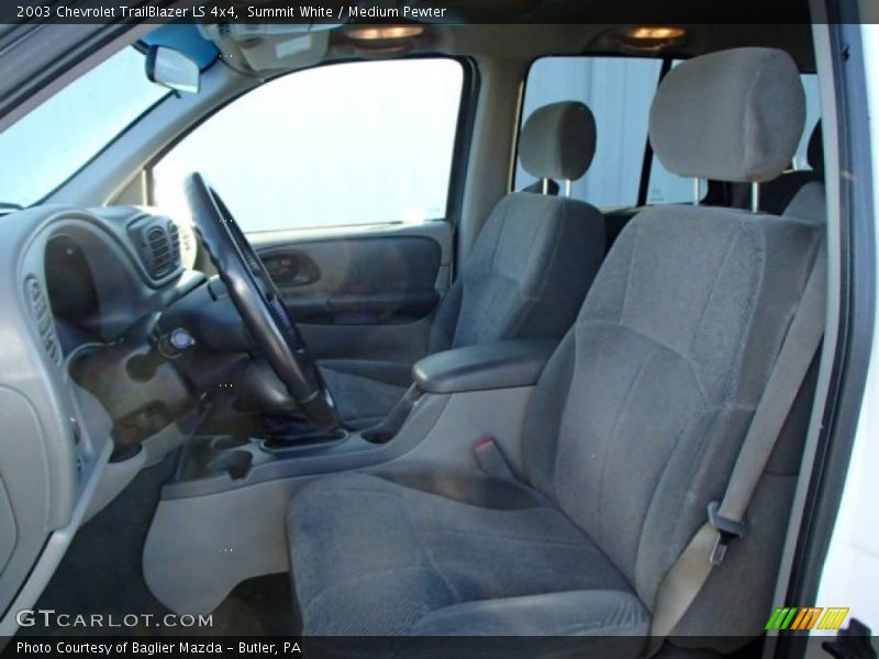 Summit White / Medium Pewter 2003 Chevrolet TrailBlazer LS 4x4