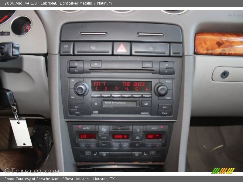 Light Silver Metallic / Platinum 2006 Audi A4 1.8T Cabriolet