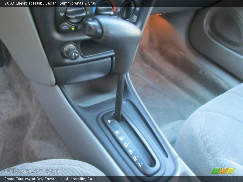 Summit White / Gray 2003 Chevrolet Malibu Sedan