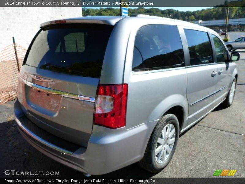 Billet Silver Metallic / Black/Light Graystone 2014 Chrysler Town & Country Touring