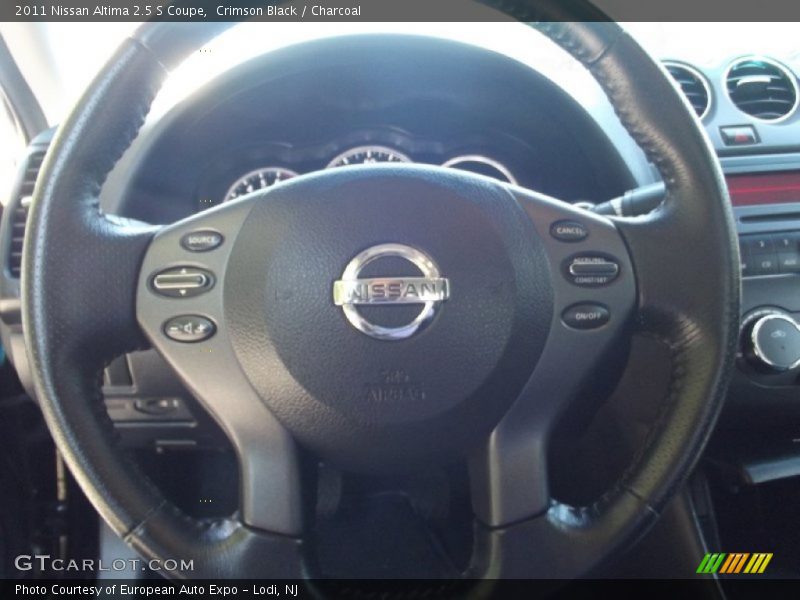 Crimson Black / Charcoal 2011 Nissan Altima 2.5 S Coupe