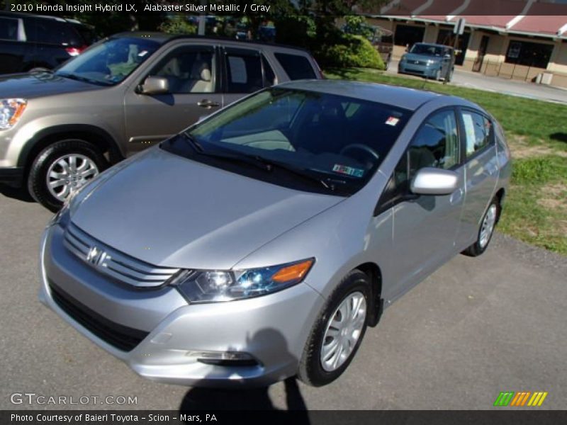 Alabaster Silver Metallic / Gray 2010 Honda Insight Hybrid LX