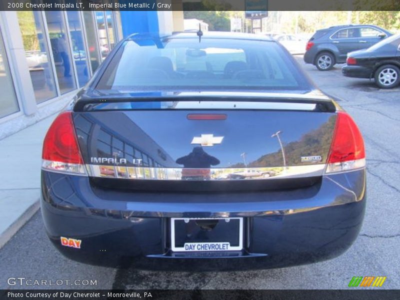 Imperial Blue Metallic / Gray 2008 Chevrolet Impala LT