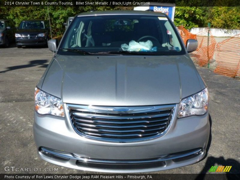 Billet Silver Metallic / Black/Light Graystone 2014 Chrysler Town & Country Touring