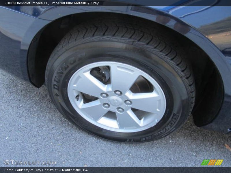 Imperial Blue Metallic / Gray 2008 Chevrolet Impala LT