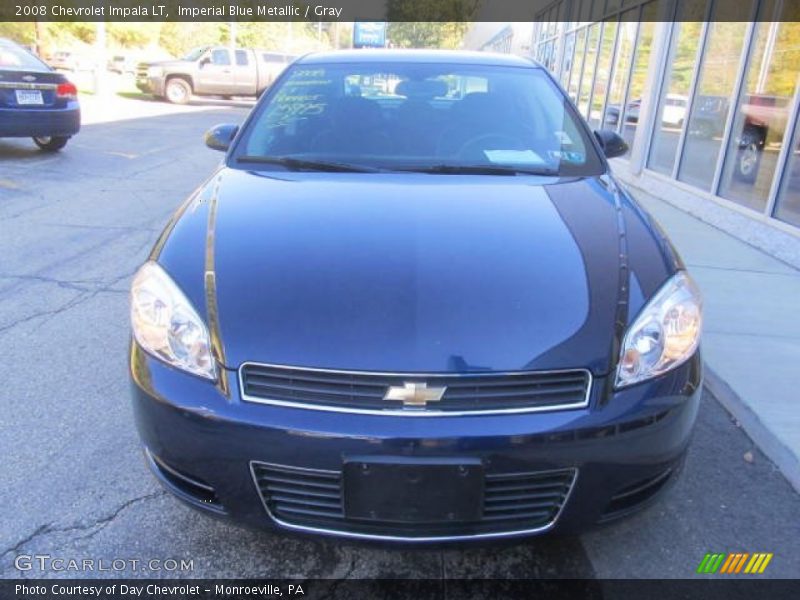 Imperial Blue Metallic / Gray 2008 Chevrolet Impala LT