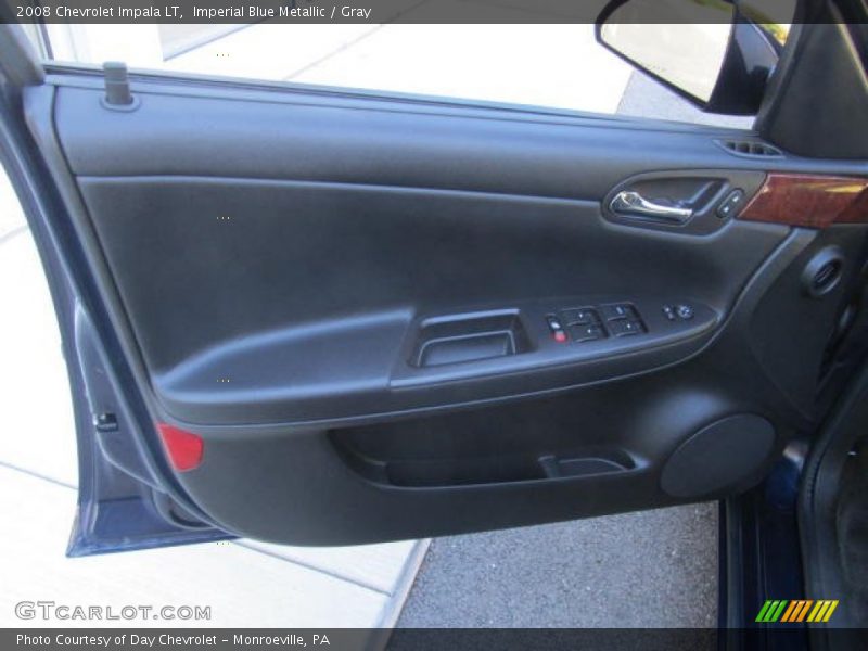 Imperial Blue Metallic / Gray 2008 Chevrolet Impala LT