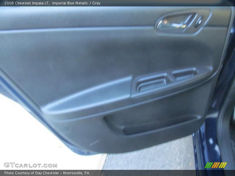 Imperial Blue Metallic / Gray 2008 Chevrolet Impala LT