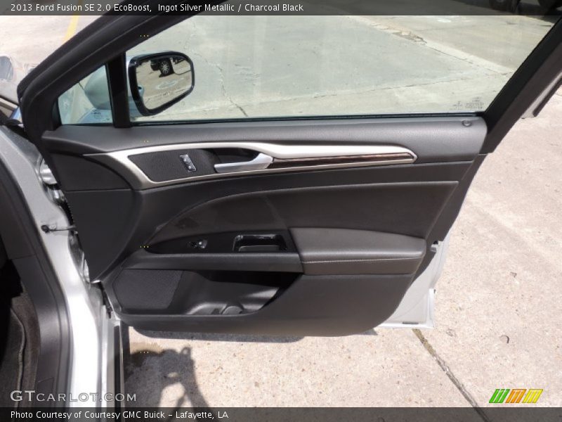 Ingot Silver Metallic / Charcoal Black 2013 Ford Fusion SE 2.0 EcoBoost