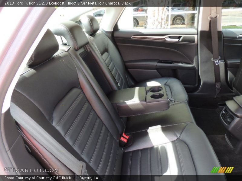 Ingot Silver Metallic / Charcoal Black 2013 Ford Fusion SE 2.0 EcoBoost