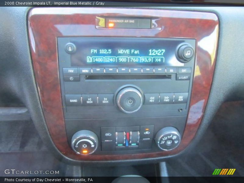 Imperial Blue Metallic / Gray 2008 Chevrolet Impala LT
