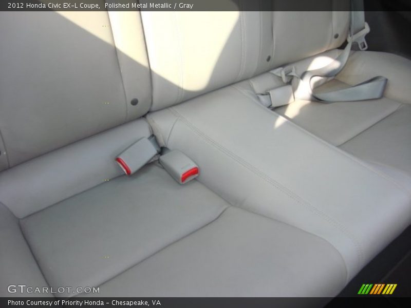 Polished Metal Metallic / Gray 2012 Honda Civic EX-L Coupe