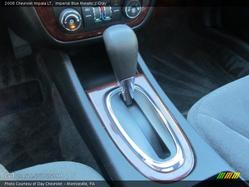 Imperial Blue Metallic / Gray 2008 Chevrolet Impala LT
