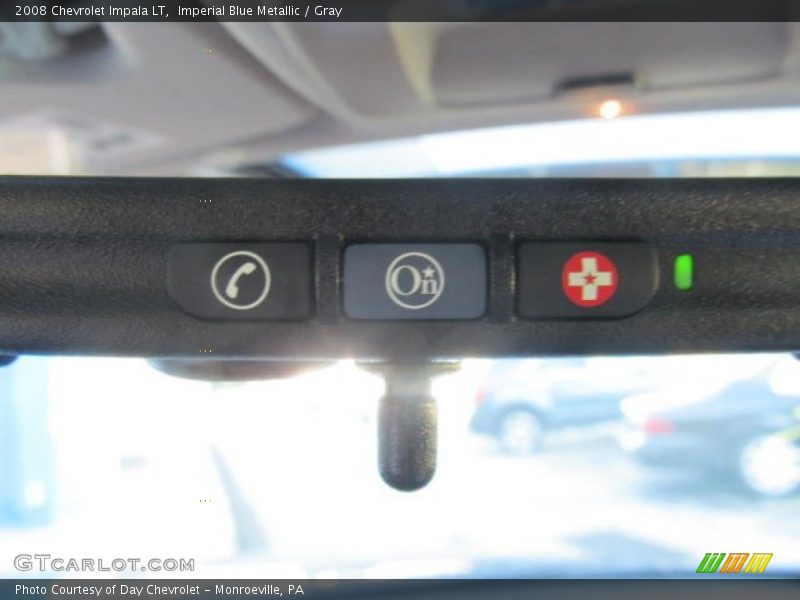 Imperial Blue Metallic / Gray 2008 Chevrolet Impala LT