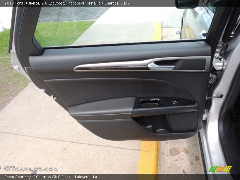 Ingot Silver Metallic / Charcoal Black 2013 Ford Fusion SE 2.0 EcoBoost